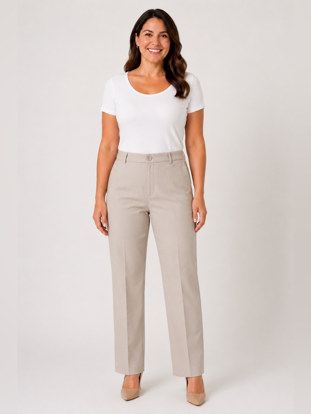 Talbots khaki pants dressy women’s size 14